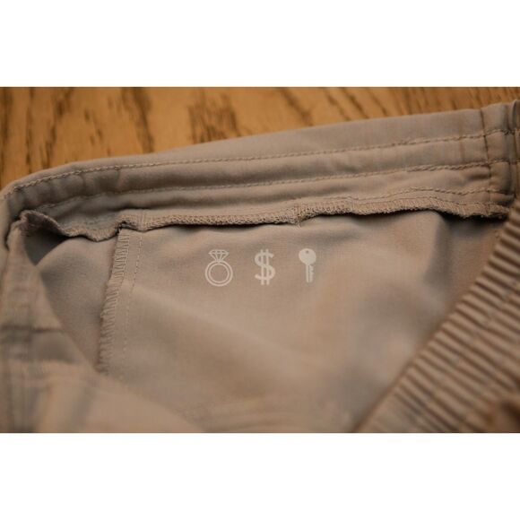 Figs Gray High Waisted Yola Skinny Scrub Pants Size Small Petite - Picture 4 of 7